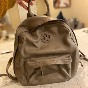 Tory Burch Pebble Leather Backpack